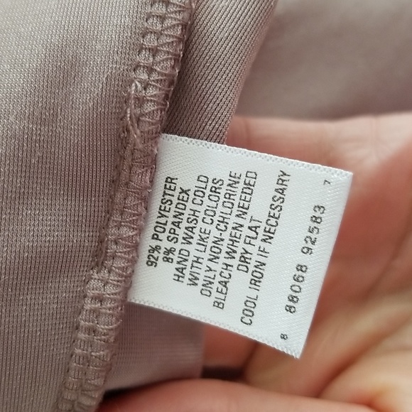 GNW Velvet Tank Top Velour Mock Turtle Neck - Picture 3 of 6